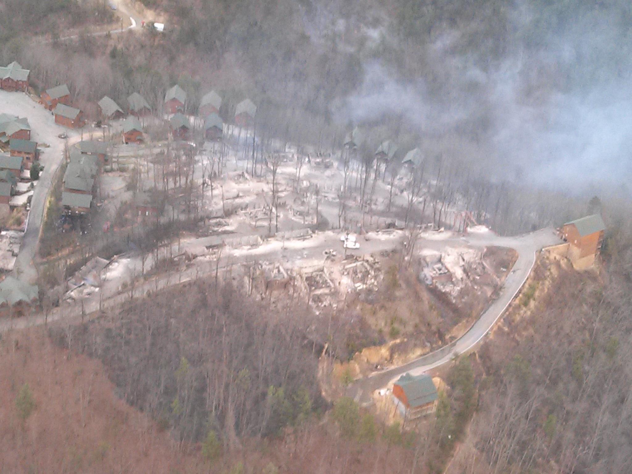 Pigeon Forge Fire - Cabins on Fire in Pigeon Forge TN2048 x 1536