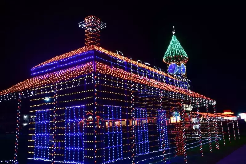 Christmas lights in Pigeon Forge