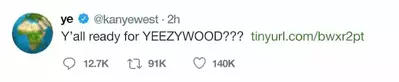 Kanye West tweet