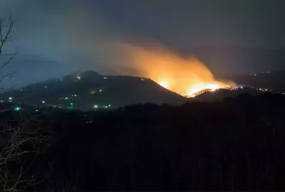 fire in pigeon forge tn cabins