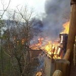 pigeon forge cabins on fire