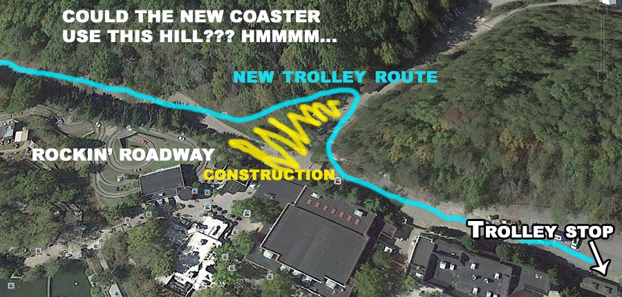 dollywood new trolley route