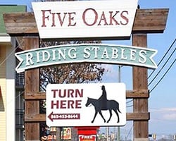 five oaks riding stables coupon