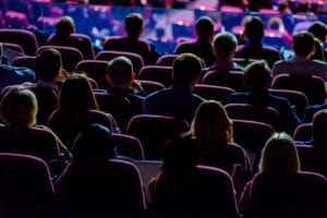audience in a theater