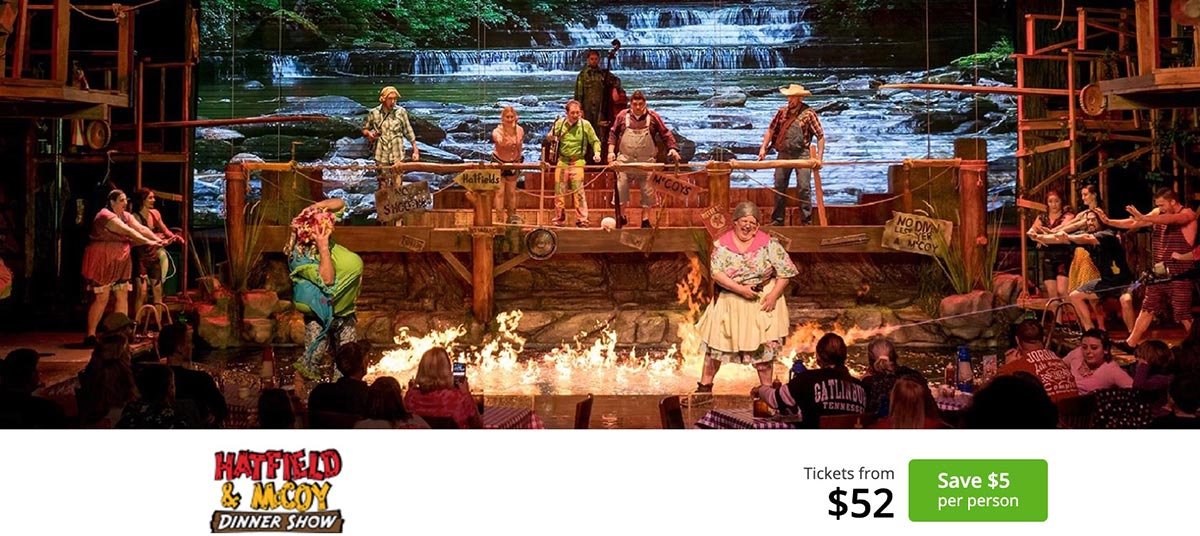 Hatfield & McCoy Dinner Show Coupon 5 Off Each Ticket